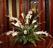 Calla Lily and Orchid Arrangement